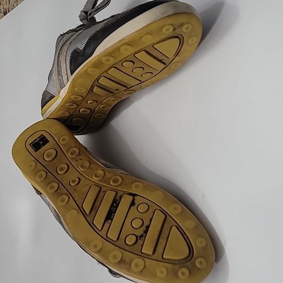 Hugo Boss Orange gray and yellow sneakers size 40(US 8)(Tu1) - Picture 5 of 7